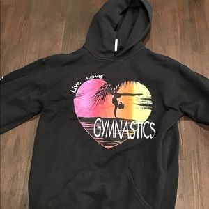 Girls XL gymnast hoodie